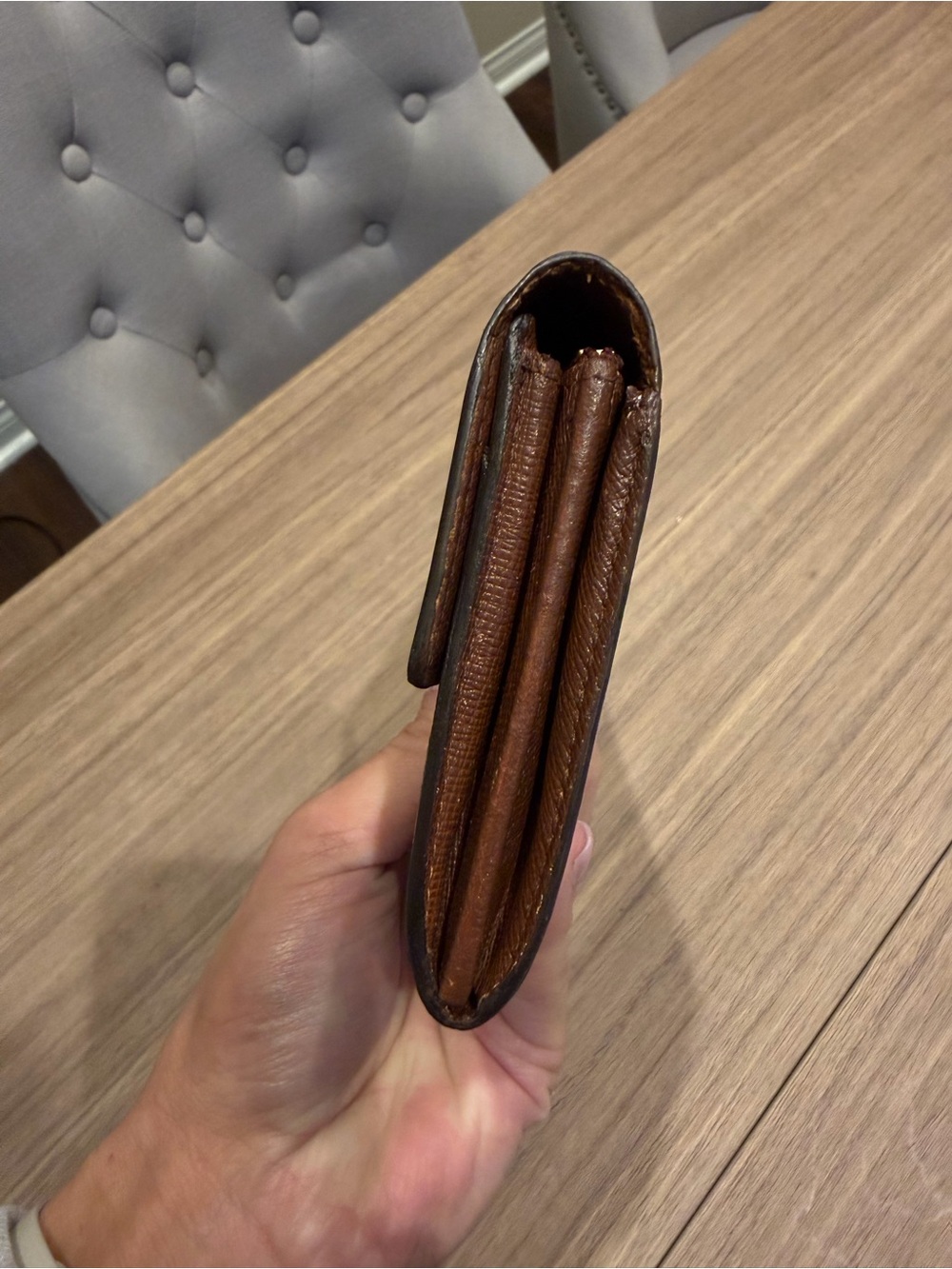 Louis Vuitton Monogram Brown Continental Wallet - Picture 4 of 11